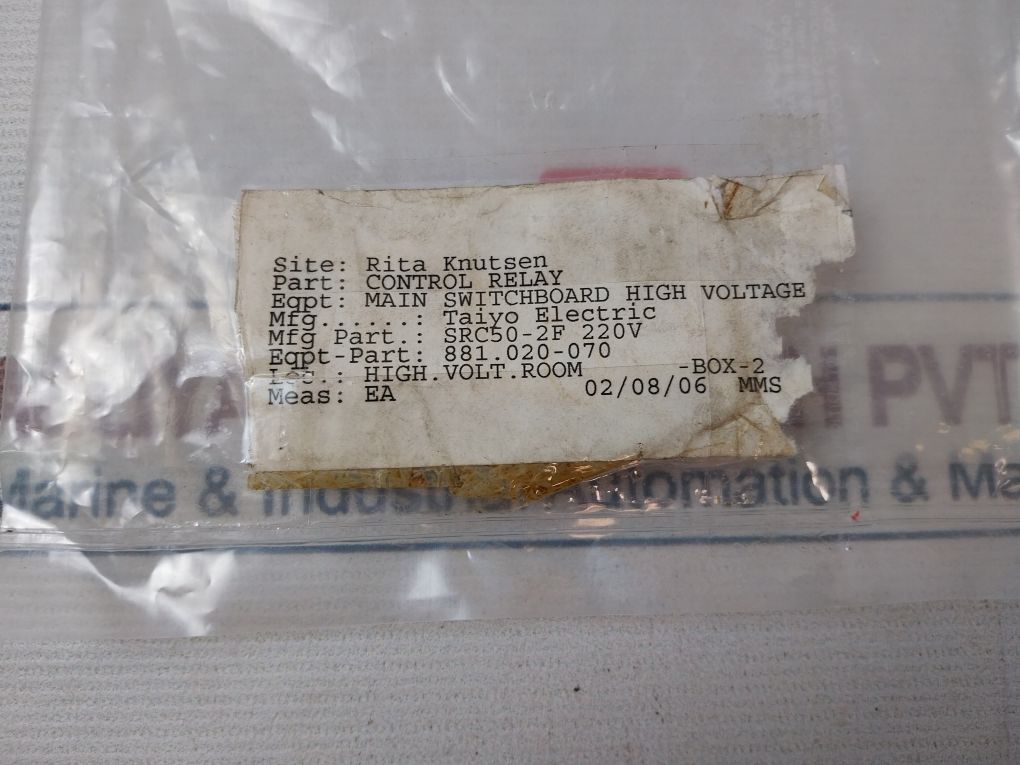 Fuji Electric Taiyo Src50-2f Control Relay - Image 10