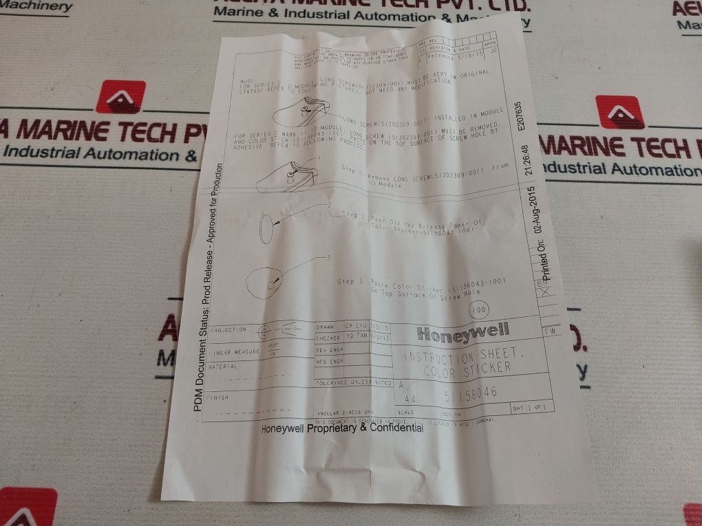 Honeywell Cc-paoh51 Hart Analog Output Module 24 V - Image 9