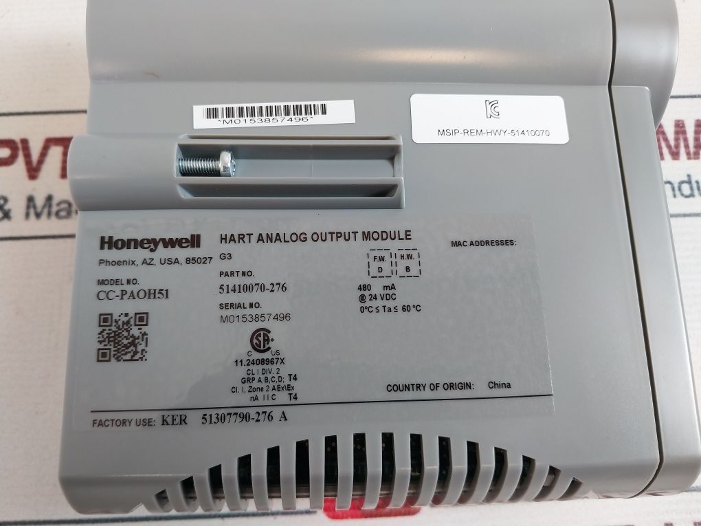 Honeywell Cc-paoh51 Hart Analog Output Module 24 V - Image 6
