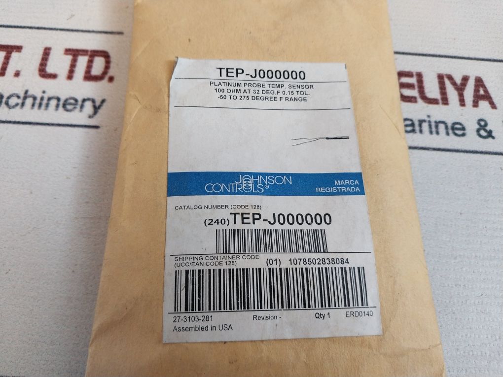 Johnson Controls Tep-j000000(B) Platinum Temperature Sensors - Image 8