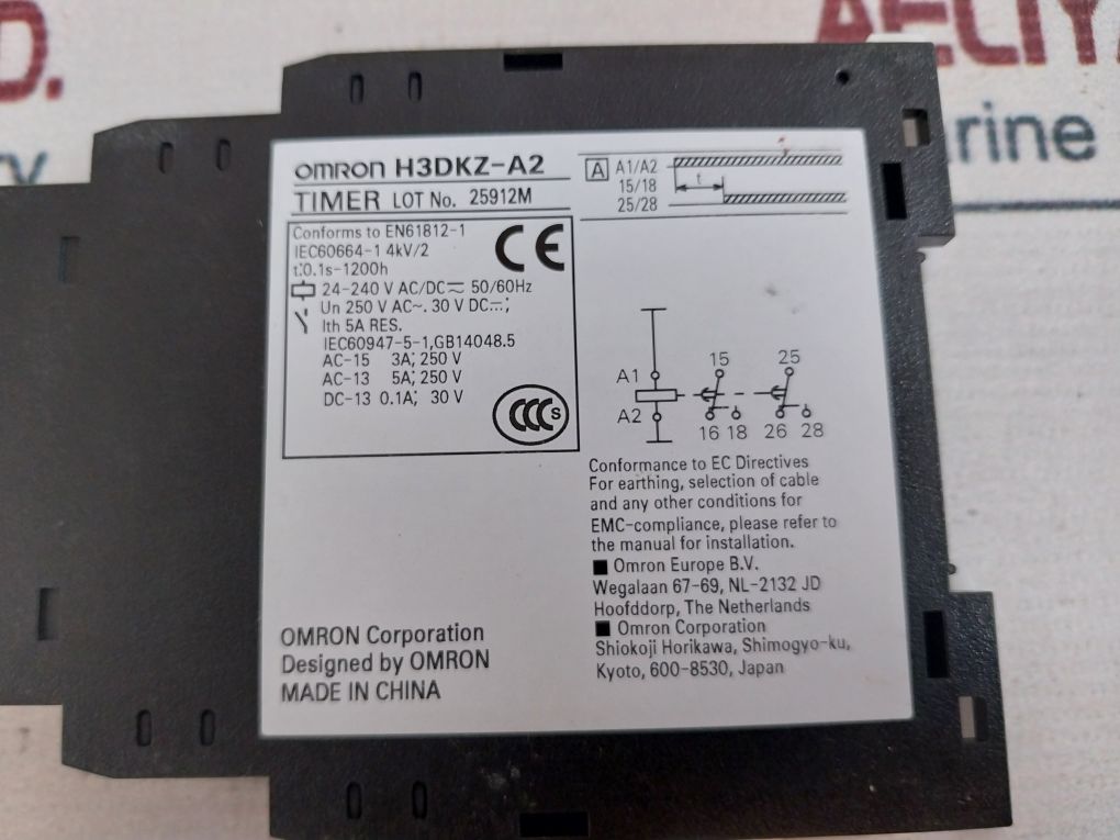 Omron H3dkz-a2 Timer 0.1s-1200h - Aeliya Marine