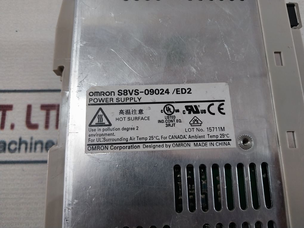 Omron S8vs-09024 Power Supply 240v - Image 8