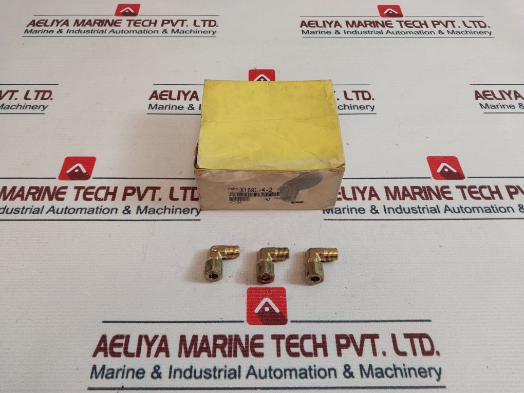 Parker X169c-4-2 Forged Brass Male Elbow