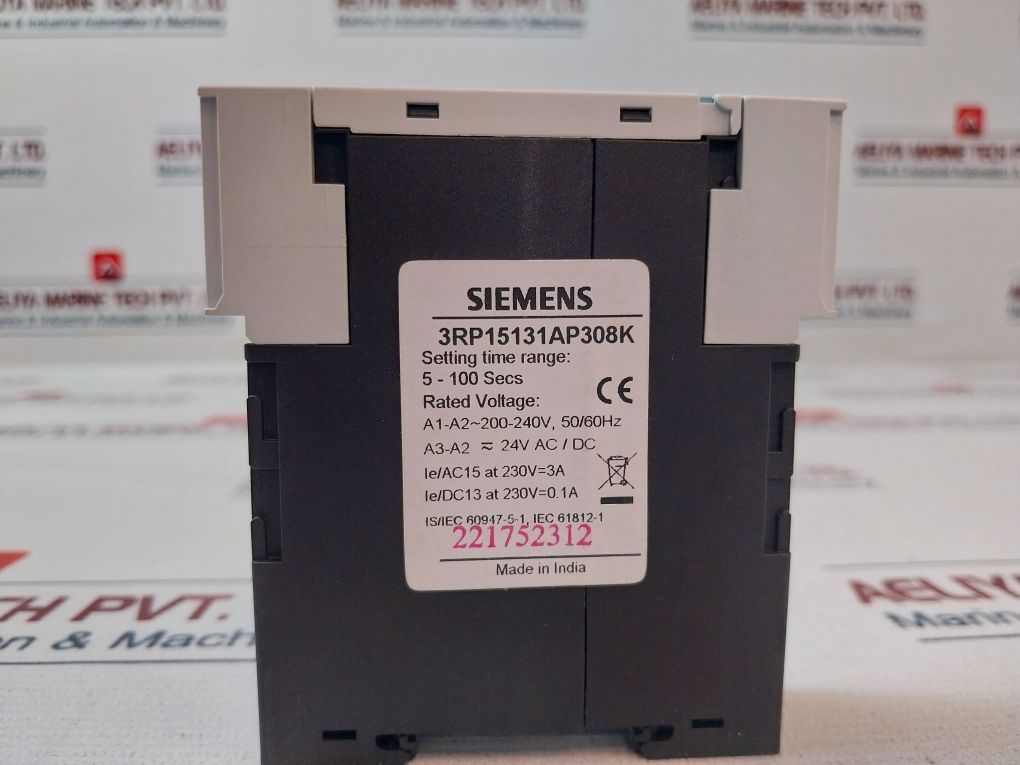 Siemens 3rp1513-1ap30 On Delay Electronic Time Relay - Image 10