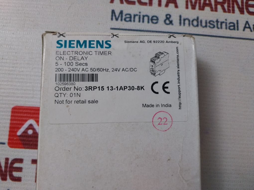 Siemens 3rp1513-1ap30 On Delay Electronic Time Relay - Image 12