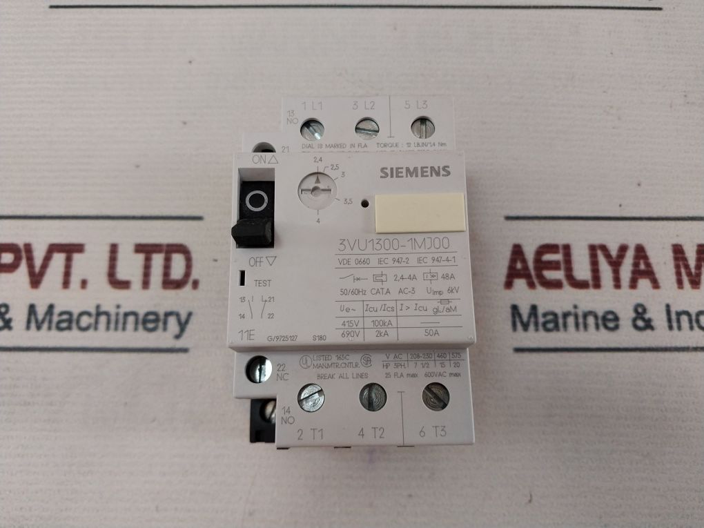 Siemens 3vu1300-1mj00 Circuit Breaker - Image 7