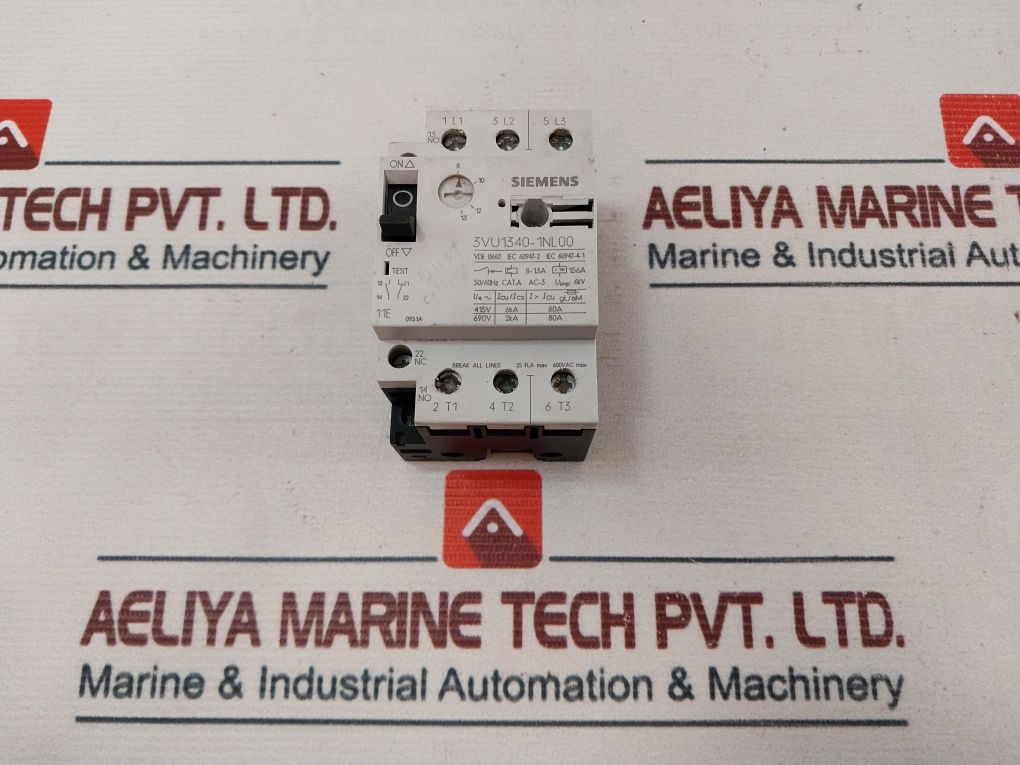 Siemens 3vu1340-1nl00 Motor Circuit Breaker