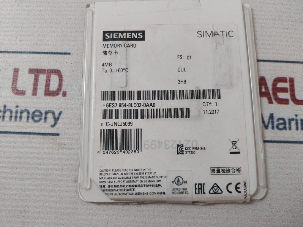 Siemens 6es7 954-8lc02-0aa0 Simatic Memory Card - Image 9