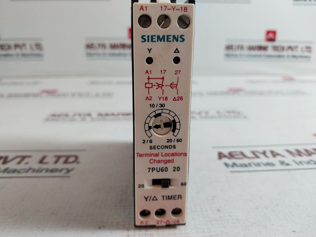 Siemens 7pu60 203nj2 Time Delay Relay Aeliya Marine