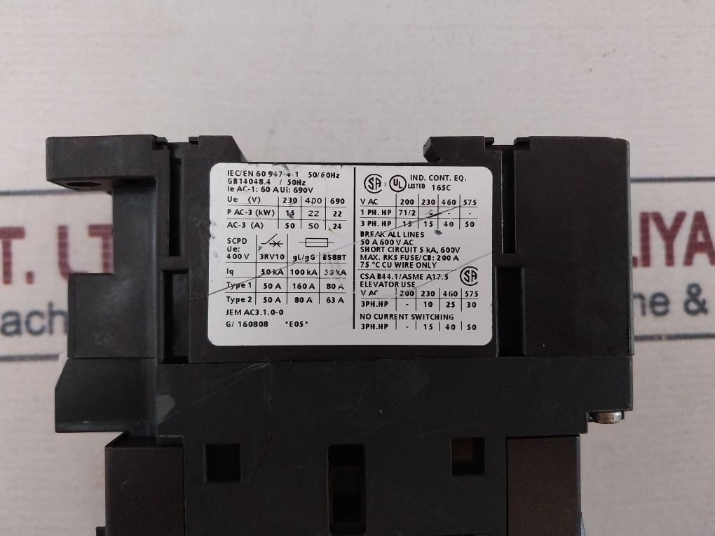 Siemens Sirius 3rt1036-1ag20 Power Contactor - Image 12