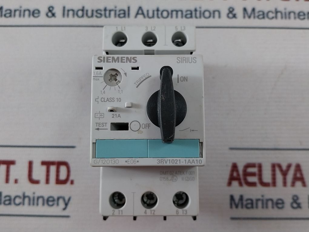 Siemens Sirius 3rv1021-1aa10 Circuit Breaker - Image 6