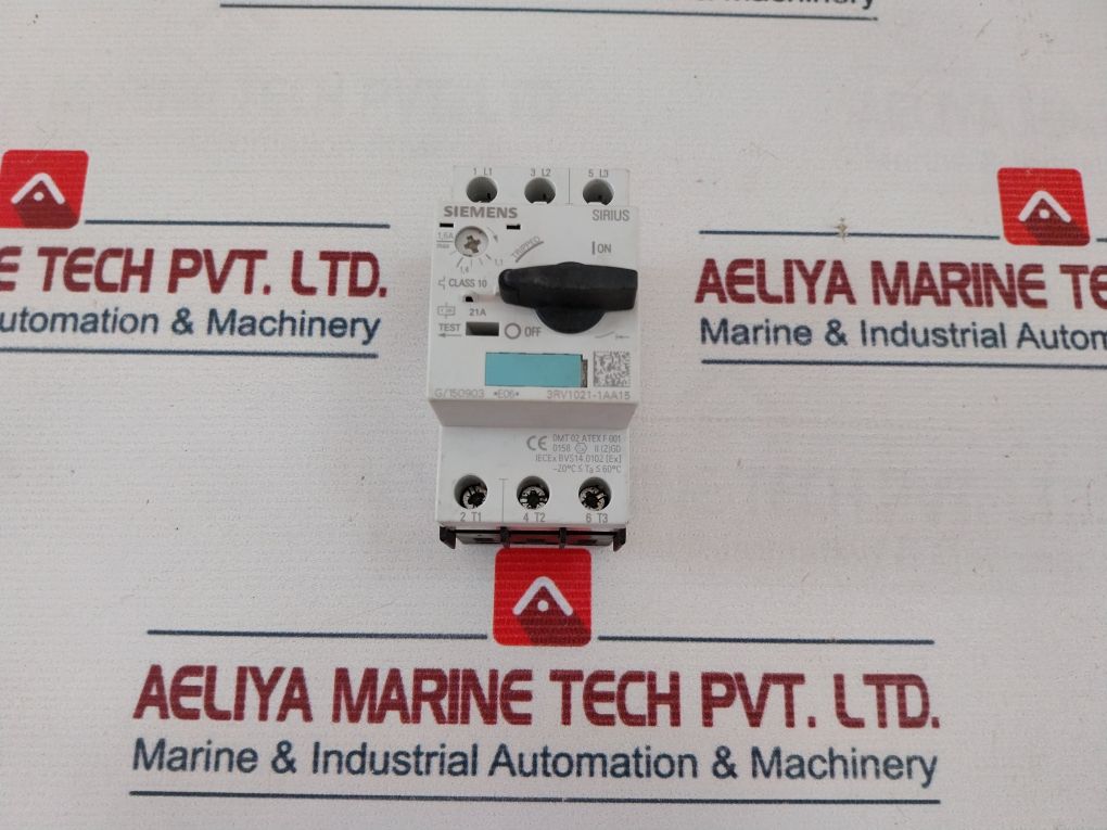 Siemens Sirius 3rv1021-1aa15 Circuit Breaker