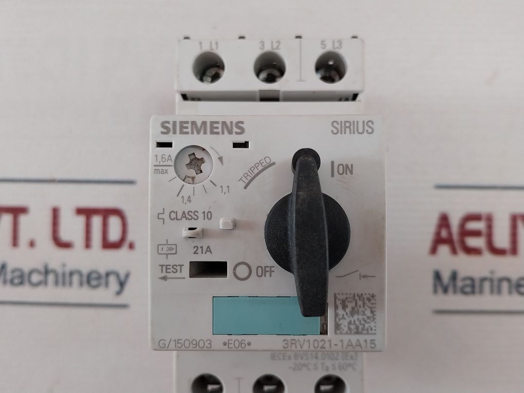 Siemens Sirius 3rv1021-1aa15 Circuit Breaker - Image 6