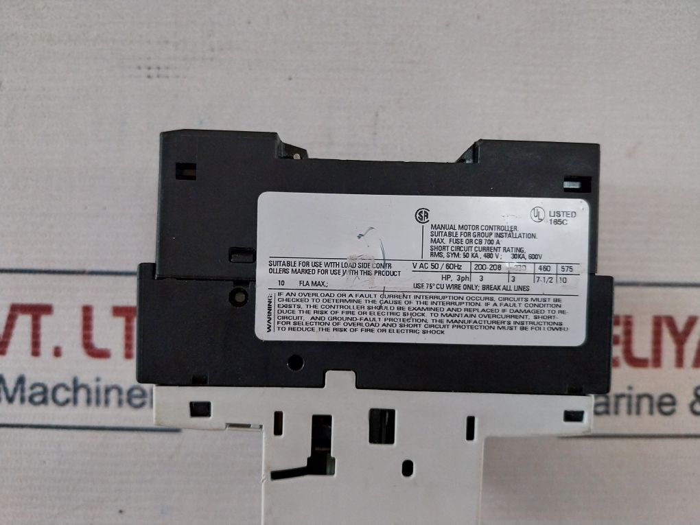 Siemens Sirius 3rv1321-1jc10 Circuit Breaker - Image 11