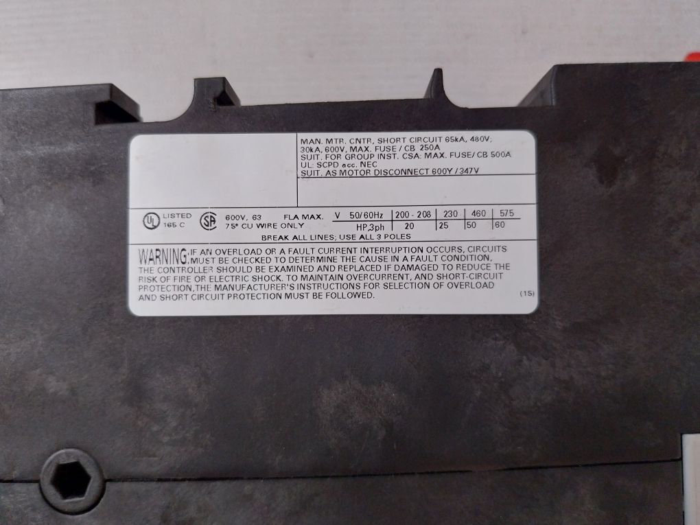 Siemens Sirius 3rv1341-4jc10 Circuit Breaker - Image 11