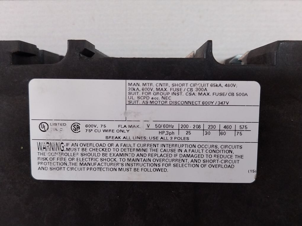 Siemens Sirius 3rv1341-4kc10 Circuit Breaker - Image 11