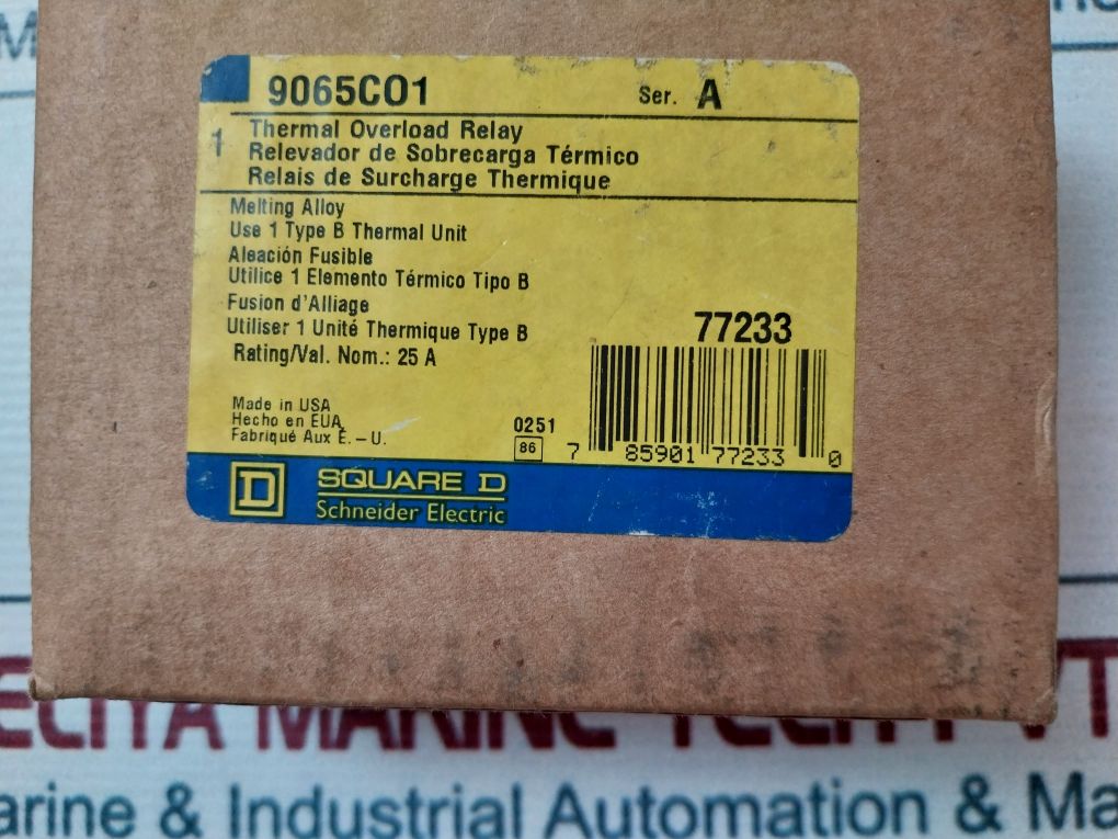 Square D Schneider 9065co1 Ser.a Thermal Overload Relay - Image 14