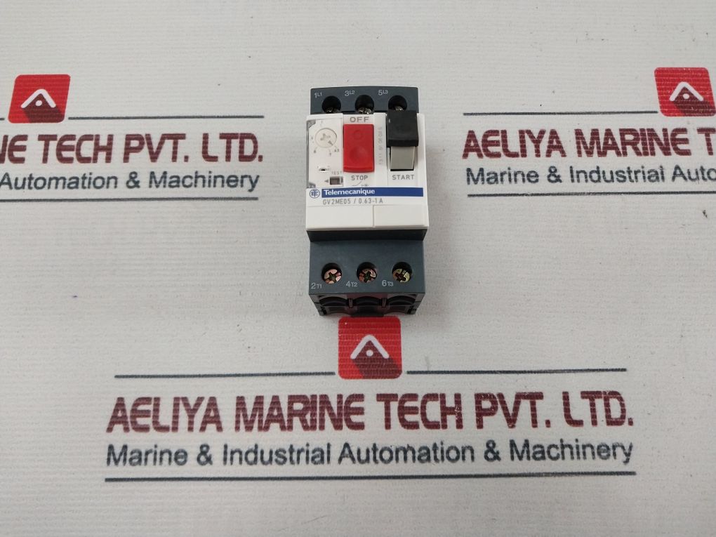 Telemecanique Schneider Gv2me05/0.63-1a Motor Protection Circuit Breaker - Image 3