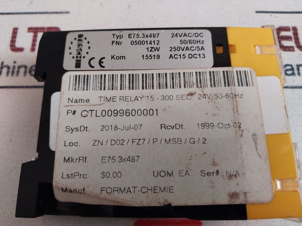 Tesch E75.3x487 Time Relay - Image 8