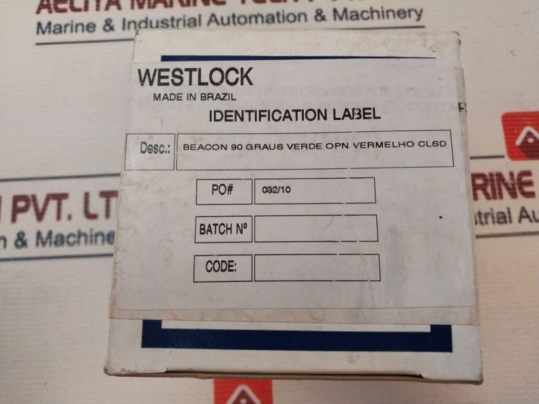 Westlock Bm2rg N/c Valve Indication Indicator Aeliya Marine