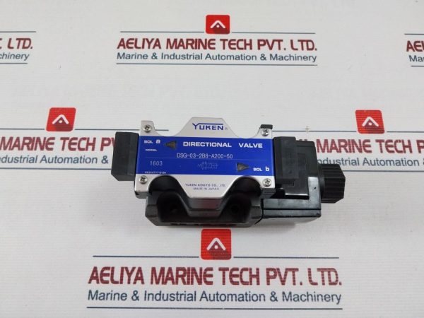 Yuken Dsg-03-2b8-a200-50 Directional Valve