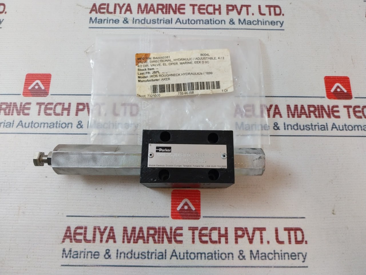 Parker Aker 4d013q510101b1/10-40bar/x-ext Hydraulic/adjustable Directional Valve Ba0050381