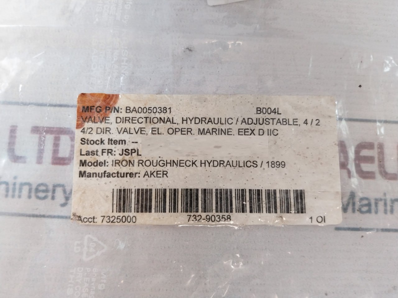 Parker Aker 4d013q510101b1/10-40bar/x-ext Hydraulic/adjustable Directional Valve Ba0050381 - Image 11