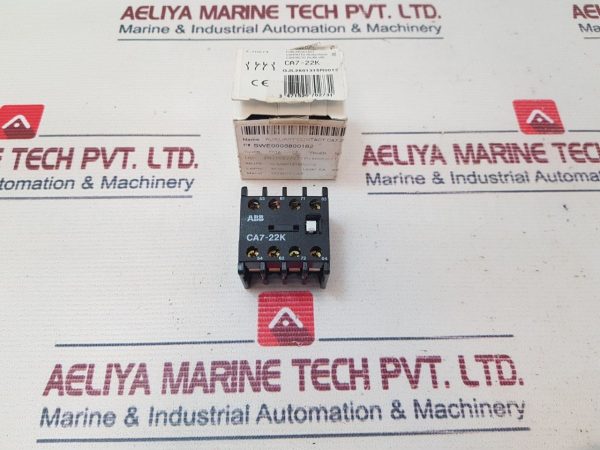 Abb Ca7-22k Auxiliary Contact Block 10a-600v