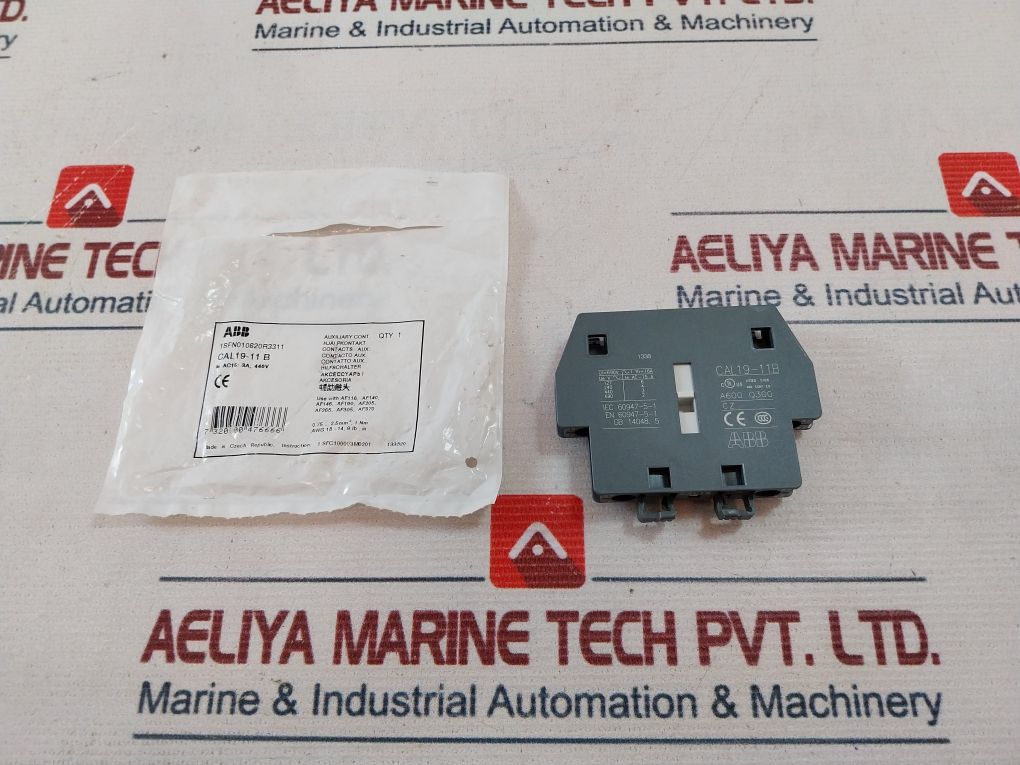 Abb Cal19-11b Auxiliary Contact Block - Aeliya Marine