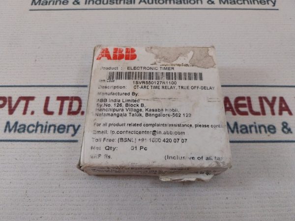 Abb Ct-are Off Delay Time Relay 0,1s – 10s