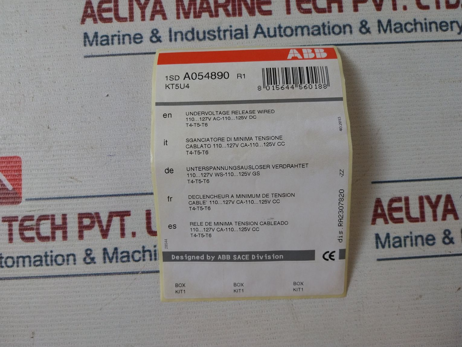 Abb Kt5U4 Wired Undervoltage Release 50…60Hz - Image 15