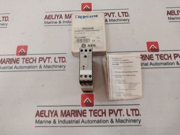 Aeg General Electric Mss-ka240 Thermistor Motor Protection Relay