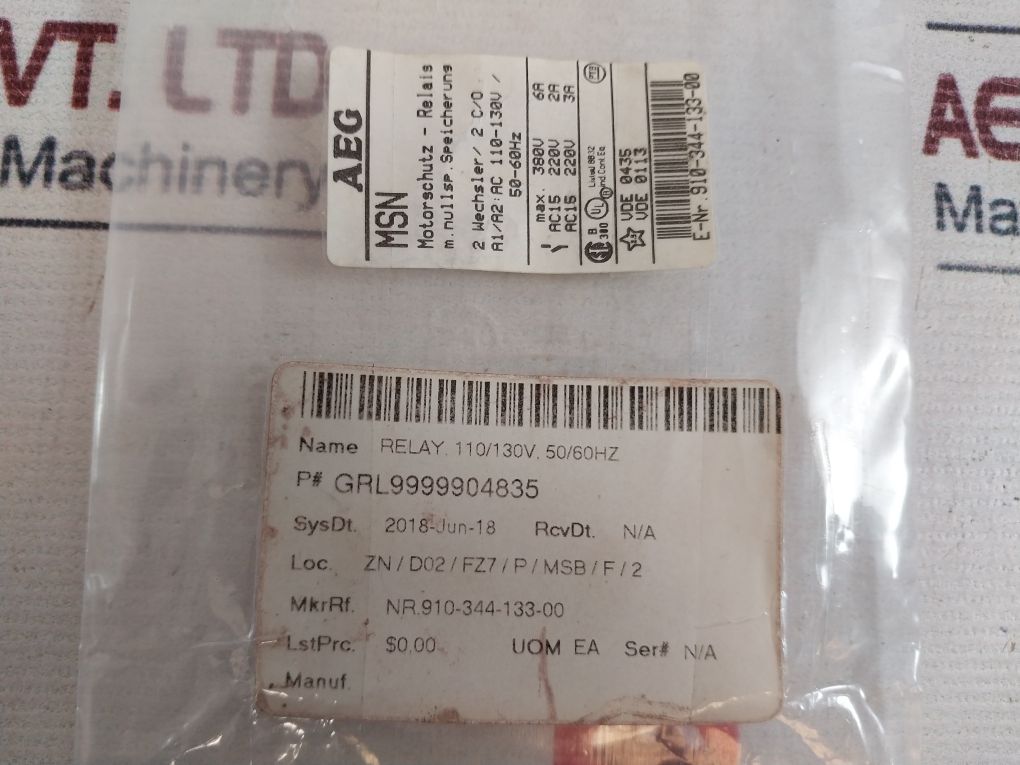 Aeg Msn Motor Protection Relay - Image 10