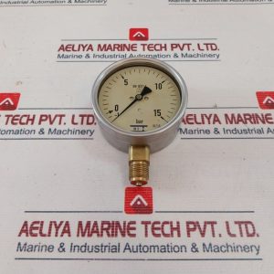 Afriso En 837-1 Pressure Gauge -1 To 15 Bar