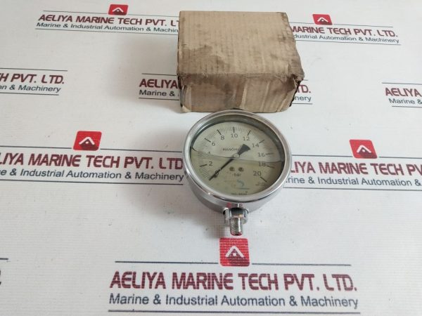 Alianca Comercial Nbr 14105-1 Pressure Gauge 0-20 Bar