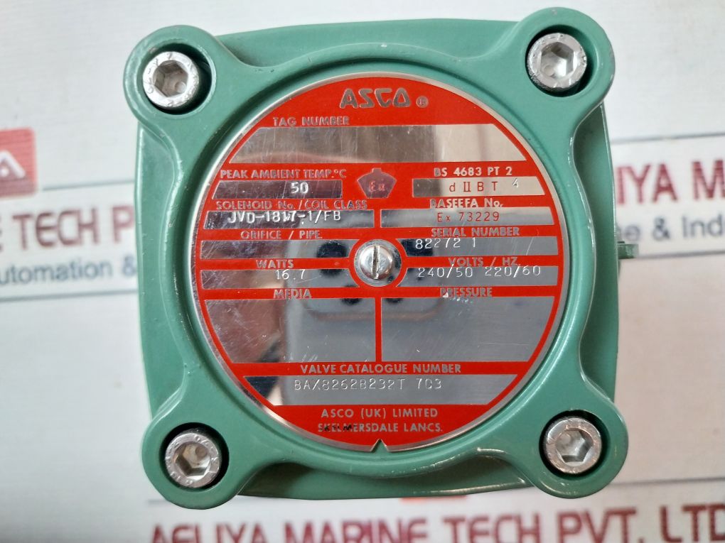 Asco Bax8262B232T 703 Solenoid Valve - Image 11