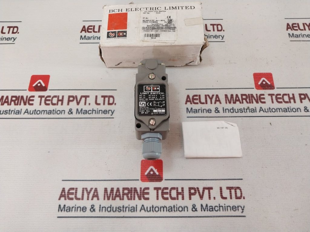 Bch Nlla Oil Tight Limit Switch Aeliya Marine