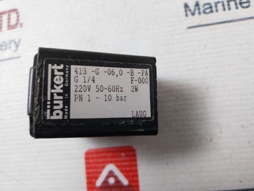 Burkert 413-g-06,0-b-pa Solenoid Valve Coil - Image 7