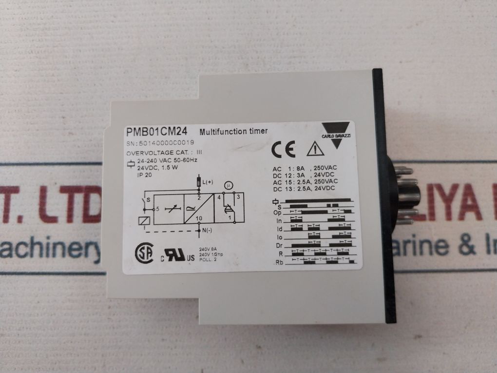 Carlo Gavazzi Pmb01cm24 Multifunction Timer Ip20 - Image 8