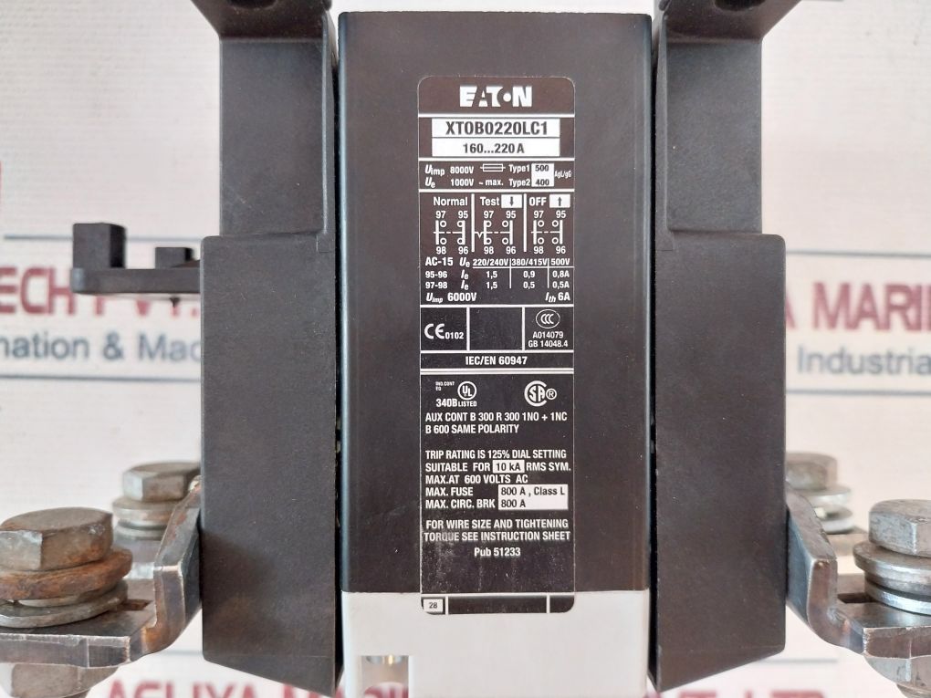 Eaton Cutler-hammer Xtob0220lc1 Overload Relay 1000v - Image 13