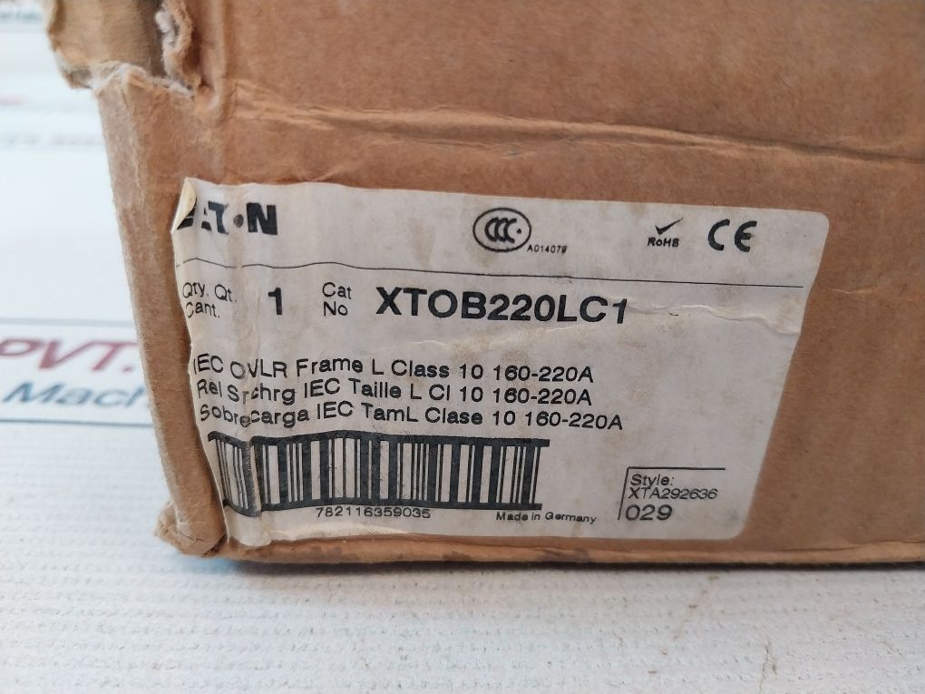 Eaton Cutler-hammer Xtob0220lc1 Overload Relay 1000v - Image 15