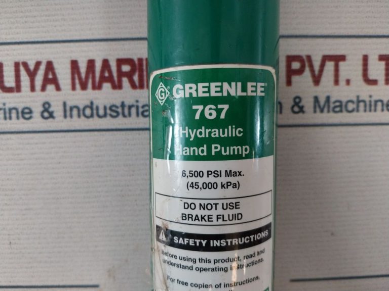 Greenlee 767 Hydraulic Hand Pump Aeliya Marine