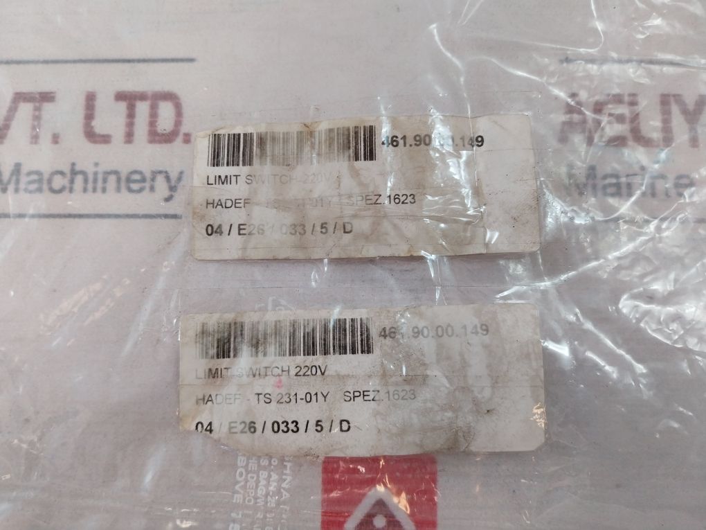 Hadef Ts 231-01y Limit Switch Ip65 - Image 11