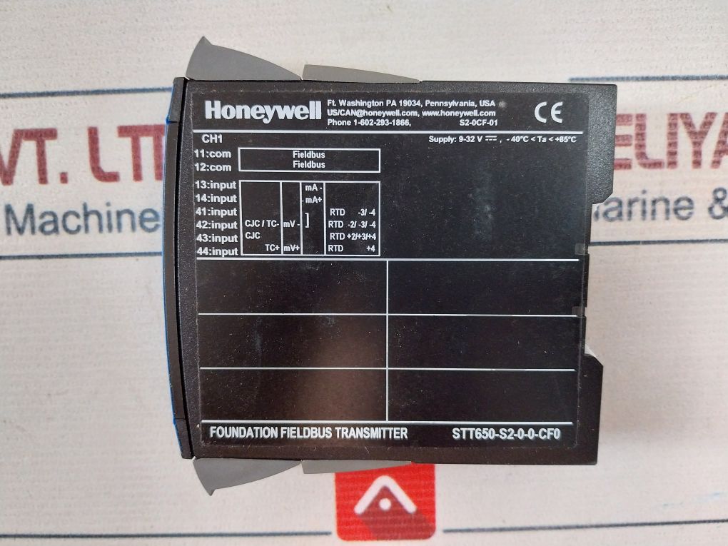 Honeywell Stt650s200cf0 Foundation Fieldbus Transmitter Aeliya Marine