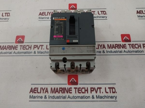 Merlin Gerin Ns 160h Circuit Breaker 100a40°c