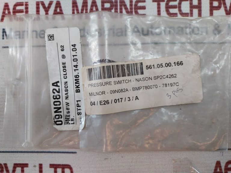 Nason Milnor Sm-2c-60r/qc24 Pressure Switch - Aeliya Marine