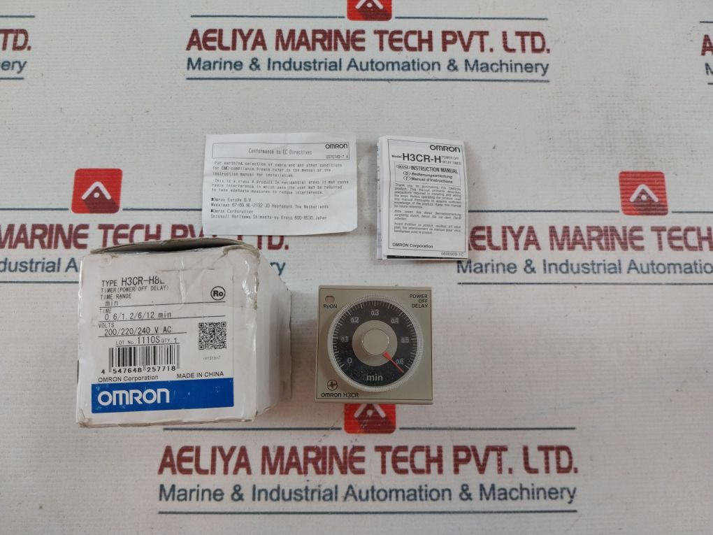 Omron H3cr-h8l Power Off Delay Timer 0-0.6 Min
