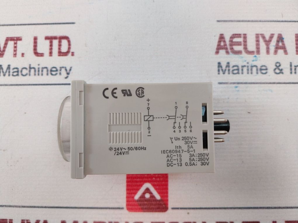 Omron H3cr-h8l Power Off Delay Timer 0-12 Sec - Image 8