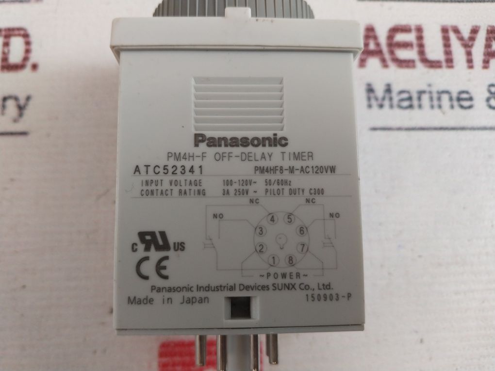 Panasonic Pm4hf8-m-ac120vw Off-delay Timer 0-1.0 Min - Image 8
