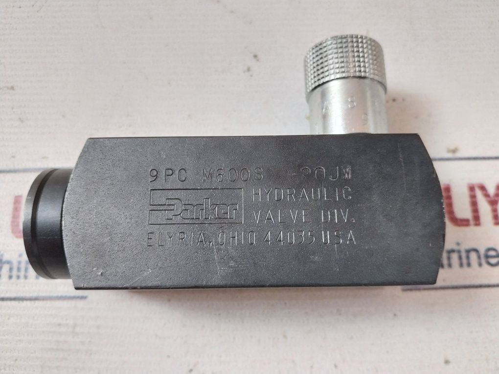 Parker Aker 9pc M600s-20jw Flow Control Valve 3000 Psi - Image 8